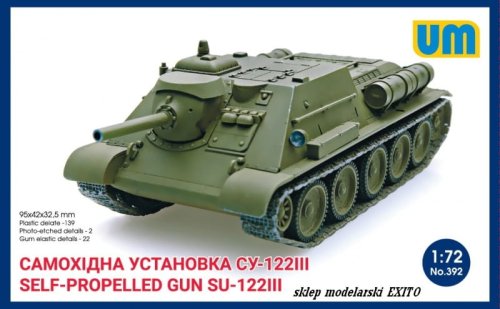 Przejdź do produktu UNIMODELS 392 - 1:72 SU-122III self-propelled gun