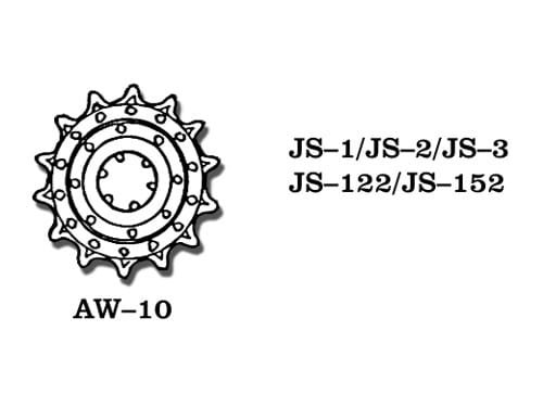 Przejdź do produktu Friulmodel AW-10 - 1:35  Metalowe koła napędowe JS-1 / JS-2 / JS-3 / JS-122 / JS-152