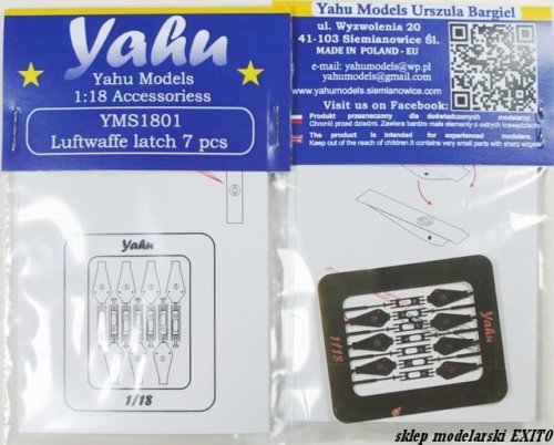 Przejdź do produktu YAHU YMS1801 - 1:18 Luftwaffe zatrzaski fototrawione