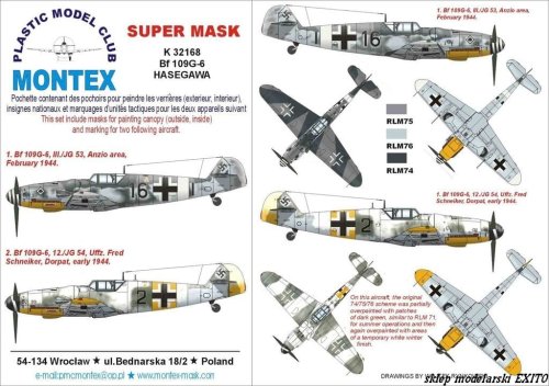 Przejdź do produktu MONTEX K32168 - 1:32 Bf-109 G-6