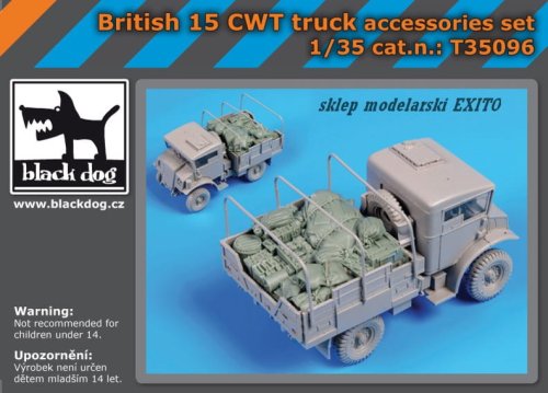 Przejdź do produktu BLACK DOG T35096 - 1:35 British 15 CWT truck accessories set
