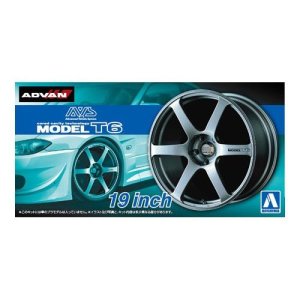 AOSHIMA 05379 - 1:24 Felgi + Opony AVS Model T6 19inch