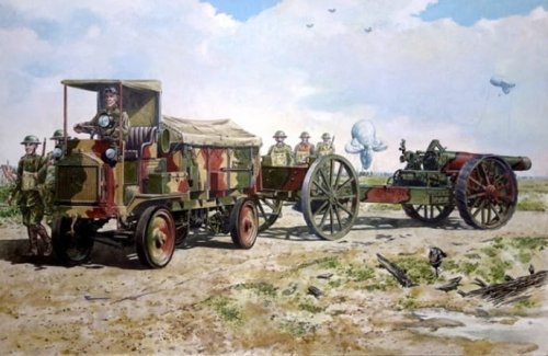 Przejdź do produktu RODEN 713 - 1:72 Model B 3-ton & BL 8-inch howitzer Mk.VI