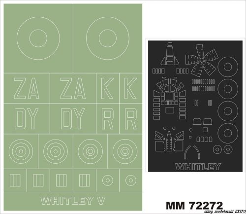 Przejdź do produktu MONTEX MM72272 - 1:72 A.W. Whitley Mk.V