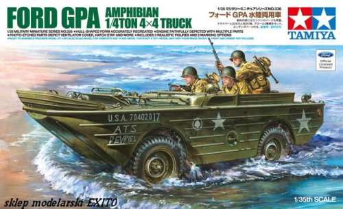 Przejdź do produktu TAMIYA 35336 - 1:35 Ford GPA Amphibian 1/4 ton 4x4 Truck