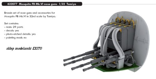 Przejdź do produktu EDUARD 632077 - 1:32 Mosquito FB Mk.VI nose guns