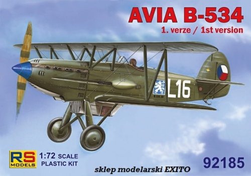 Przejdź do produktu RS MODELS 92185 - 1:72 Avia B-534 1 st version
