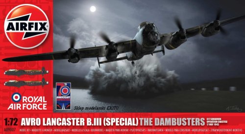 Przejdź do produktu AIRFIX 09007 - 1:72 Avro Lancaster B.III (Special) The Dambusters