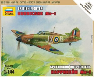 ZVEZDA 6173 - 1:144 British Fighter Hurricane Mk.I