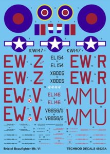 TECHMOD 48023 - 1:48 Beaufighter Mk.VIF