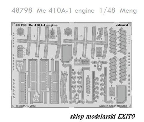 Przejdź do produktu EDUARD 48798 - 1:48 Messerschmitt Me 410A-1 engine