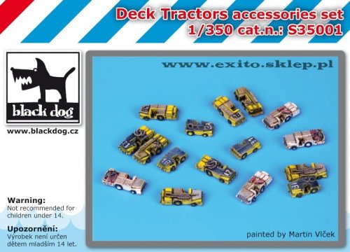 Przejdź do produktu BLACK DOG S35001 - 1:350 Deck Tractors accessories set