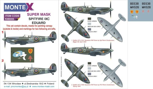 Przejdź do produktu MONTEX K48345 - 1:48 Spitfire Mk.IXC