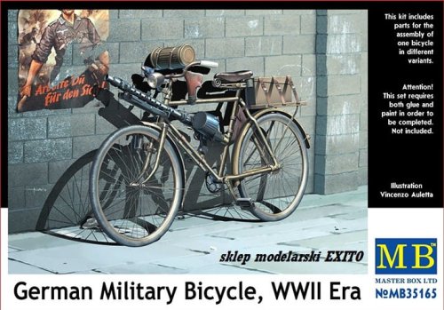 Przejdź do produktu MASTER BOX 35165 - 1:35 German Military Bicycle, WWII Era