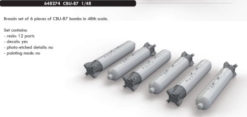 Przejdź do produktu EDUARD 648274 - 1:48 CBU-87 bombs