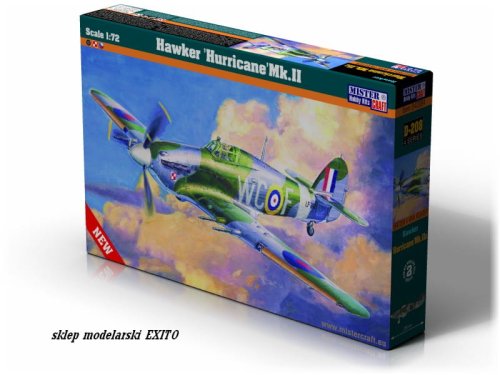 Przejdź do produktu MISTERCRAFT D208 - 1:72 Hawker Hurricane Mk.IIc