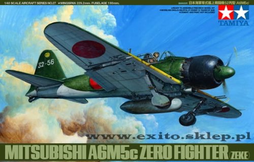 Przejdź do produktu TAMIYA 61027 - 1:48 Mitsubishi A6M5c Zero