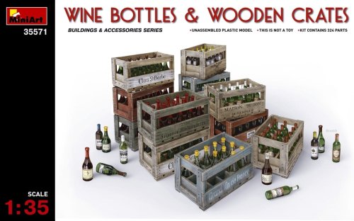 Przejdź do produktu MINIART 35571 - 1:35 Wine bottles & wooden crates