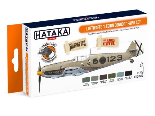 Przejdź do produktu HATAKA CS32 - Zestaw farb Luftwaffe Legion Condor