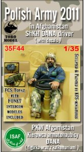 TORO MODEL 35F44 - 1:35 PKW Afganistan - Kierowca armatohaubicy DANA