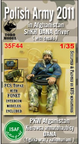 Przejdź do produktu TORO MODEL 35F44 - 1:35 PKW Afganistan - Kierowca armatohaubicy DANA