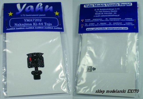 Przejdź do produktu YAHU YMA7202 - 1:72 Nakajima Ki-44 tablica przyrządów