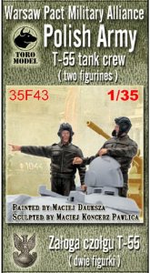 TORO MODEL 35F43 - 1:35 Załoga czołgu T-55 - Wojsko Polskie