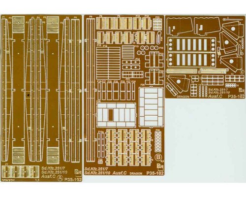 Przejdź do produktu PART P35102 - 1:35 Sd.Kfz. 251/7, 251/10 Ausf. C