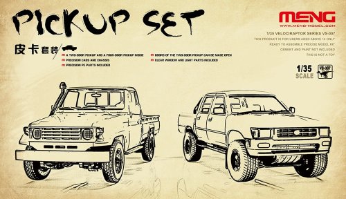 Przejdź do produktu MENG MODEL VS007 - 1:35 Pickup Set