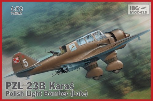 Przejdź do produktu IBG 72507 - 1:72 PZL 23B Karaś - Polish Light Bomber (Late)