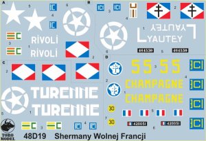 TORO MODEL 48D19 - 1:48 Shermany Wolnej Francji cz.1