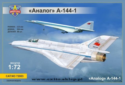 Przejdź do produktu MODELSVIT 72003 - 1:72 MiG-21I Analog A-144-1