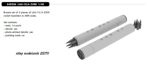 Przejdź do produktu EDUARD 648226 - 1:48 LAU-10/A ZUNI