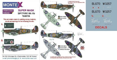 Przejdź do produktu MONTEX K48202 - 1:48 Spitfire Mk.Vb