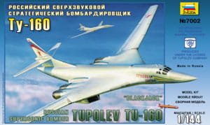 Przejdź do produktu ZVEZDA 7002 - 1:144 Russian Supersonic Strategic Bomber Tu-160