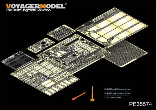 Przejdź do produktu VOYAGER PE35574 - 1:35 Modern Russian T-64B Mod.1975.Medium Tank Basic Photo Etched set