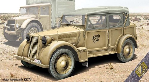 Przejdź do produktu ACE 72548 - 1:72 Italian light military vehicle 508 CM Coloniale