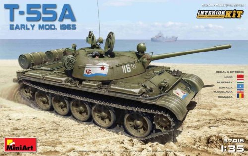 Przejdź do produktu MINIART 37016 - 1:35 T-55A Early Mod. 1965 w/ Interior