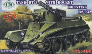 UNIMODELS 406 - 1:72 BT-5 with rocket system RC-132 mm