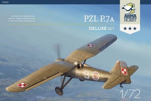 Przejdź do produktu ARMA HOBBY 70005 - 1:72 PZL P.7a - Deluxe Set