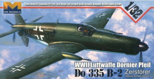 Przejdź do produktu HK MODELS 01E07 - 1:32 Dornier Do 335 B-2 Pfeil Zerstorer Heavily Armed Version