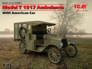 ICM 35661 - 1:35 Model T 1917 Ambulance, WWI American Car