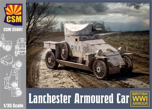 Przejdź do produktu COPPER STATE MODELS CSM 35001 - 1:35 Lanchester Armoured Car