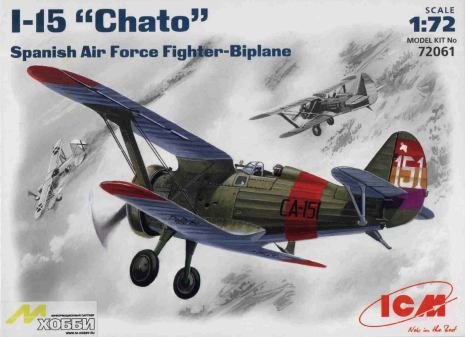 Przejdź do produktu ICM 72061 - 1:72 I-15 "Chato", Spanish Air Force Fighter-Biplane