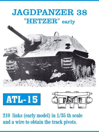 Przejdź do produktu Friulmodel ATL-015 - 1:35 Metalowe gąsienice Jagdpanzer 38 Hetzer early