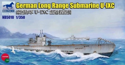 Przejdź do produktu BRONCO NB 5010 - 1:350 German Long Range Submarine Type U-IXC