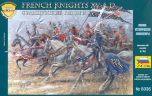 ZVEZDA 8036 - 1:72 French knights XV AD