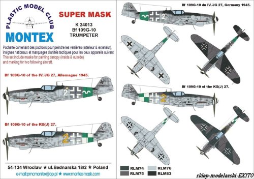 Przejdź do produktu MONTEX K24013 - 1:24 Messerschmitt Bf-109 G-10