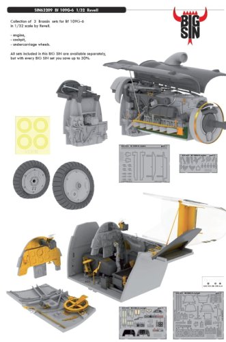Przejdź do produktu EDUARD SIN63209 - 1:32 Bf 109G-6