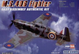 HOBBY BOSS 80235 - 1:72 French MS.406 Fighter